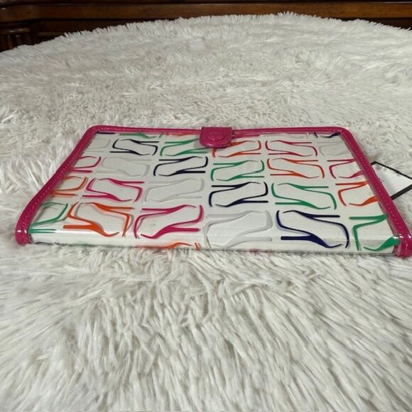 Nine West Stiletto Fuchsia Trim Snap Closure Stiletto Page Journal Planner - Picture 7 of 9